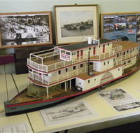 Wentworth Model Paddlesteamer Display - Accommodation Whitsundays