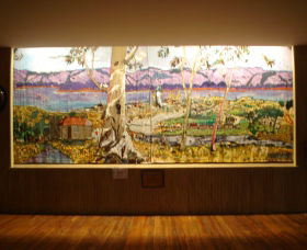 Adaminaby Memorial Hall Stage Curtain - Accommodation Whitsundays 0