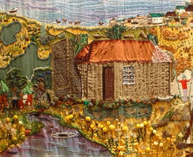 Adaminaby Memorial Hall Stage Curtain - Accommodation Whitsundays 1