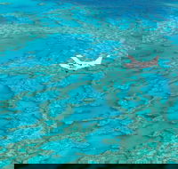 Scenic Flight - Great Barrier Reef Heart Reef Whitehaven Beach  Hill Inlet - Accommodation Whitsundays