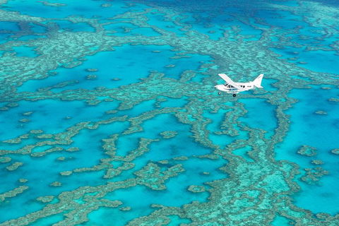 Scenic Flight - Great Barrier Reef, Heart Reef, Whitehaven Beach & Hill Inlet! - Accommodation Whitsundays 0