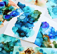 Alcohol Ink Art Class - Accommodation Whitsundays