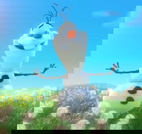 Meet Olaf from Frozen - Accommodation Whitsundays