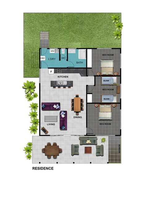 King Reef Beach House - Accommodation Whitsundays 3