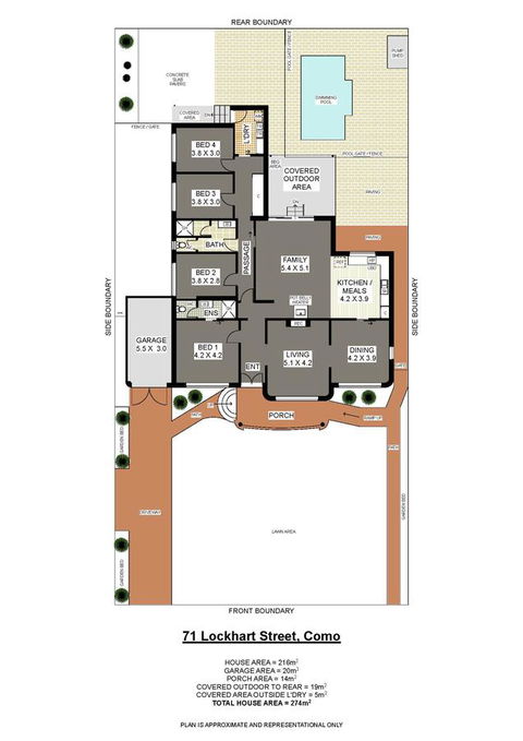 Big House Heated Pool 11 Beds Como / South Perth / Applecross - Accommodation Whitsundays 1