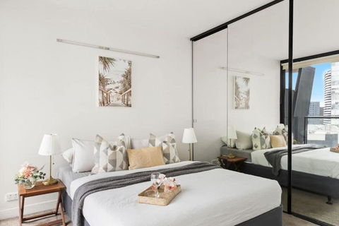 A 2 Bed 3min To Melbourne Central With Parking - Accommodation Whitsundays 4
