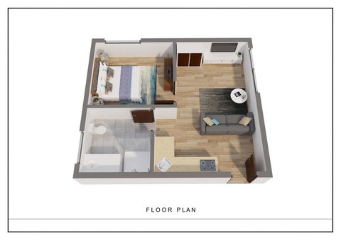 1 Bedroom Apt With Air-Conditioning In Plympton - Accommodation Whitsundays 3