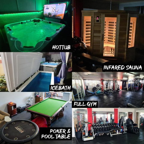 Hot Tub, Ice Bath, Gym, Sauna, Pool Table Coorparoo Haven - Accommodation Whitsundays 0