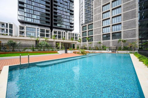 Olympic Park Stylish Apt With Gym Pool Good View - Accommodation Whitsundays 2