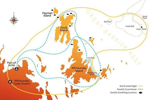Reef And Island Scenic Flight From Airlie Beach - Accommodation Whitsundays 0
