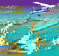 Scenic Flight - Great Barrier Reef Heart Reef Whitehaven Beach  Hill Inlet - Accommodation Whitsundays